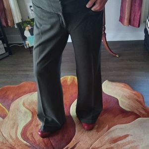 Pants. True Dark Olive with Cuffs